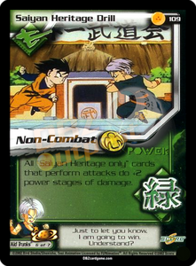 109 - Saiyan Heritage Drill Unlimited Foil