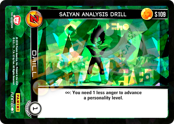 S109 Saiyan Analysis Drill Foil