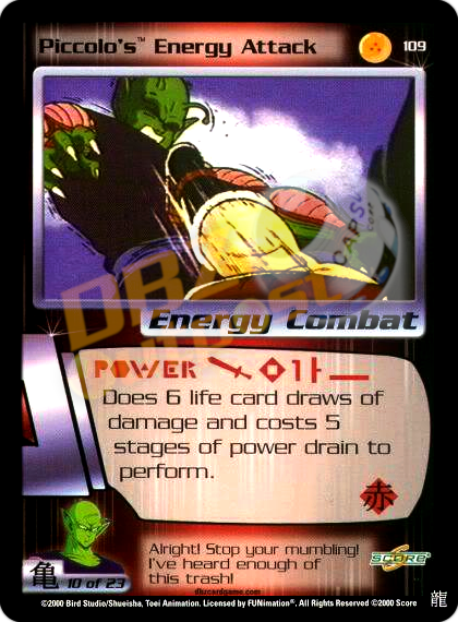 109 - Piccolo's Energy Attack Limited Foil