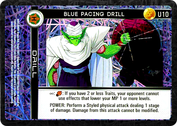U10  Blue Pacing Drill Foil