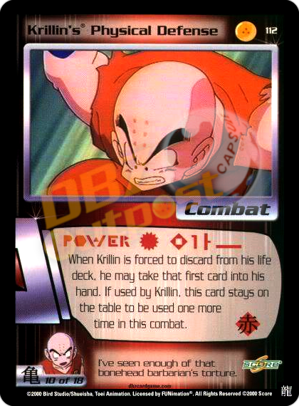 112 - Krillin's Physical Defense Limited