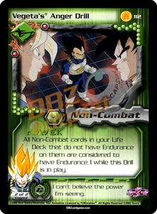 112 - Vegeta's Anger Drill Unlimited Foil