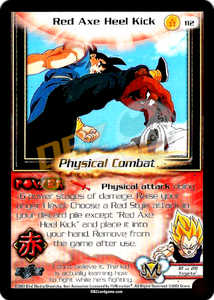 112 - Red Axe Heel Kick Unlimited Foil