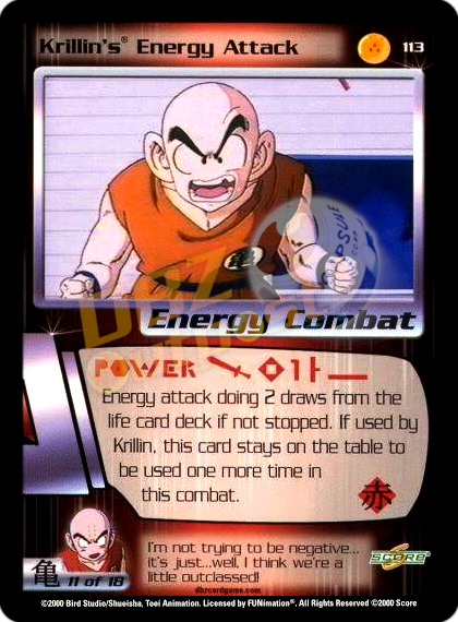 113 - Krillin's Energy Attack Unlimited