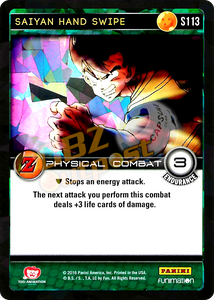 S113 Saiyan Hand Swipe Foil