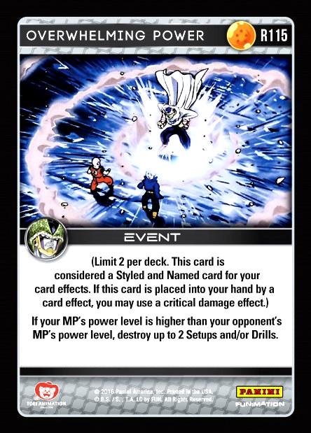 R115 Overwhelming Power – DBZ Outpost