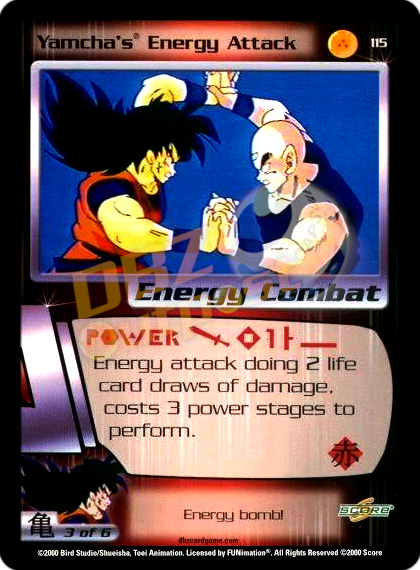 115 - Yamcha's Energy Attack Unlimited Foil