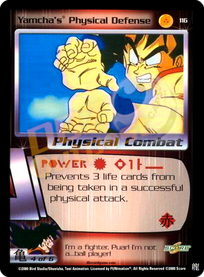116 - Yamcha's Physical Defense Limited