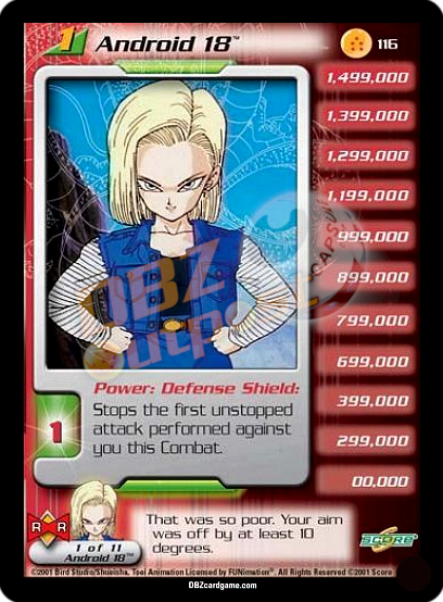 116 - Android 18 Unlimited Foil