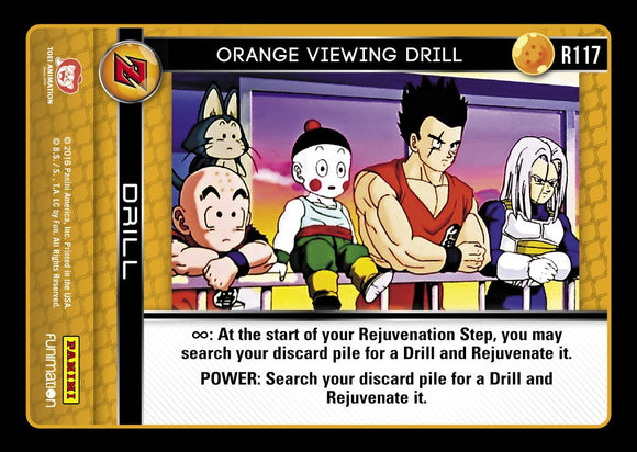 R117 Orange Viewing Drill