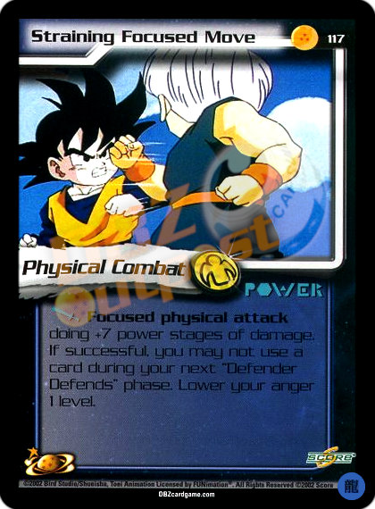 117 - Straining Focused Move Limited Foil