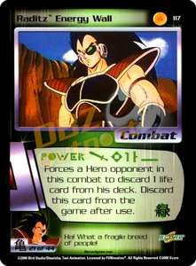 117 - Raditz Energy Wall Unlimited Foil