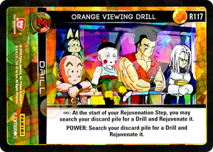 R117 Orange Viewing Drill Foil