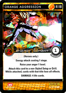 R118 Orange Aggression Foil