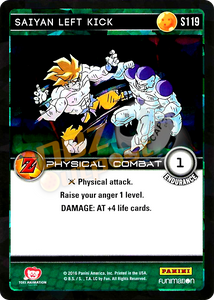 S119 Saiyan Left Kick Foil