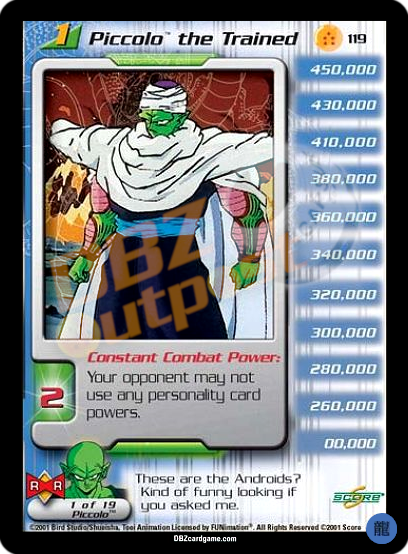 119 - Piccolo the Trained Limited
