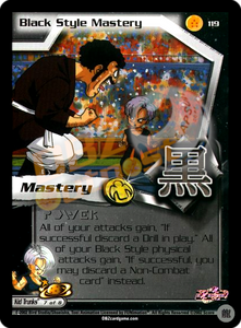 119 - Black Style Mastery Limited Foil