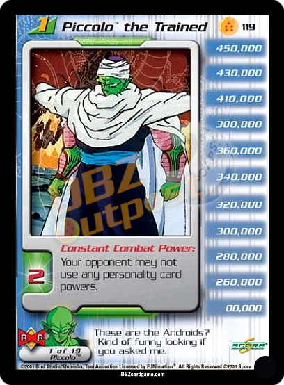 119 - Piccolo the Trained Unlimited Foil