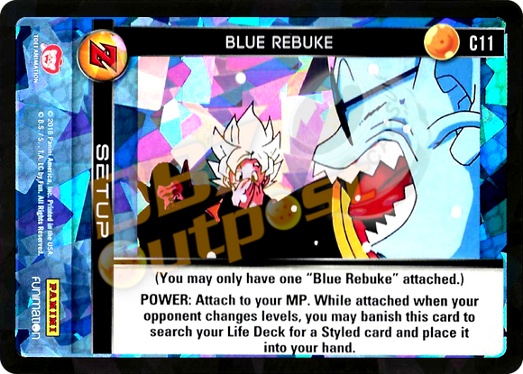 C11 Blue Rebuke Foil