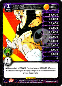 C11 Recoome Ginyu Force Foil