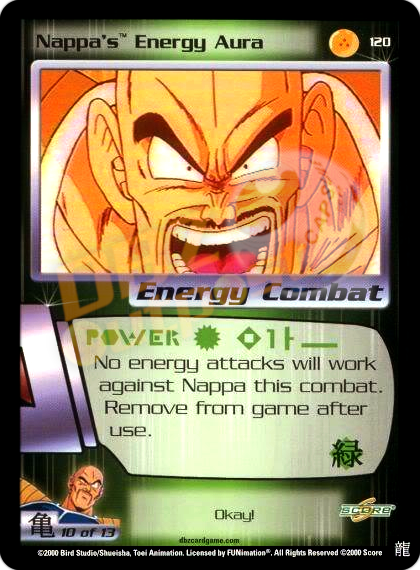 120 - Nappa's Energy Aura Limited Foil