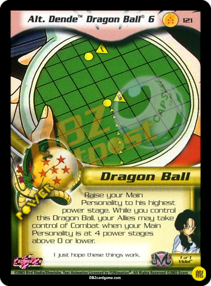 121 - Alt Dende Dragon Ball 6 Limited Foil
