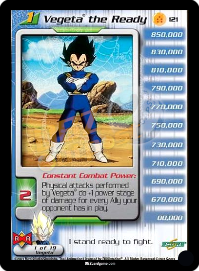 121 - Vegeta the Ready Unlimited Foil