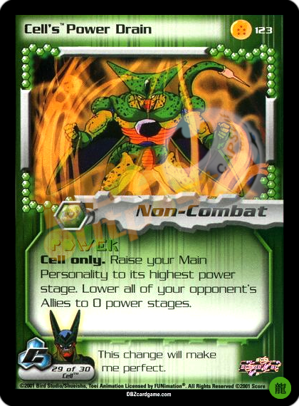 123 - Cell's Power Drain Limited Foil