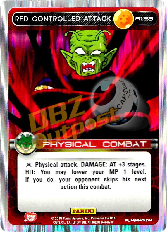 R123 Red Controlled Attack Foil