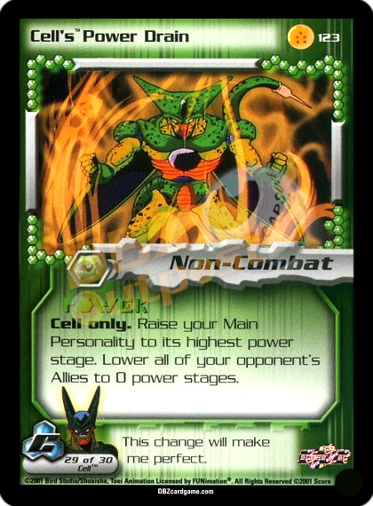 123 - Cell's Power Drain Unlimited Foil