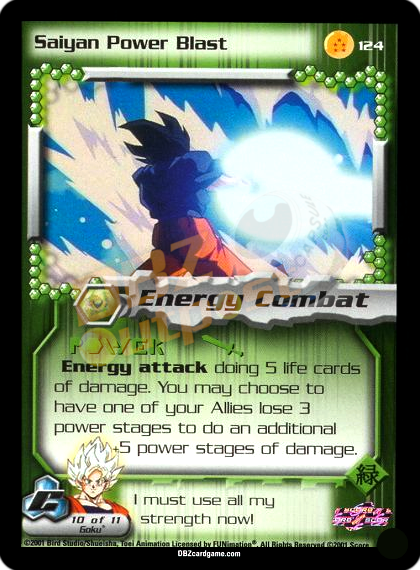 124 - Saiyan Power Blast Unlimited