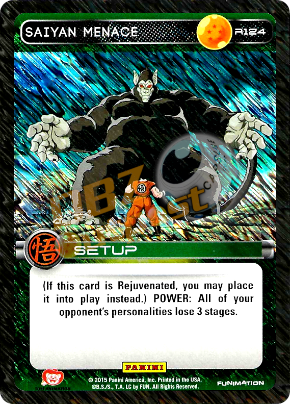 R124 Saiyan Menace Foil