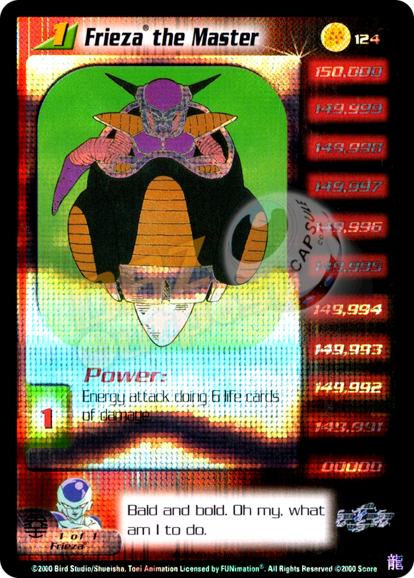 124 - Frieza the Master Limited Foil
