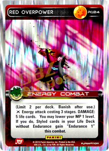 R124 Red Overpower Foil