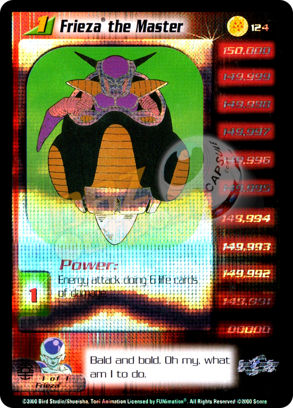 124 - Frieza the Master Unlimited Foil