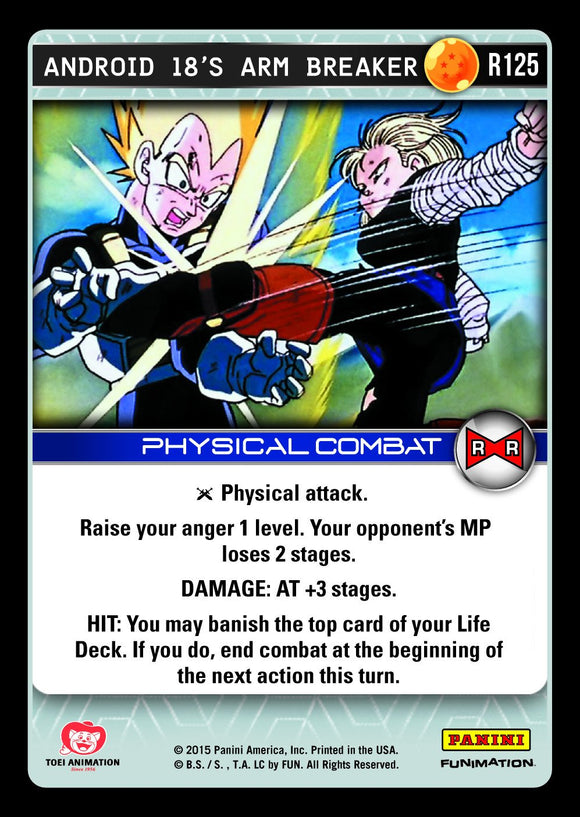 R125 Android 18's Arm Breaker