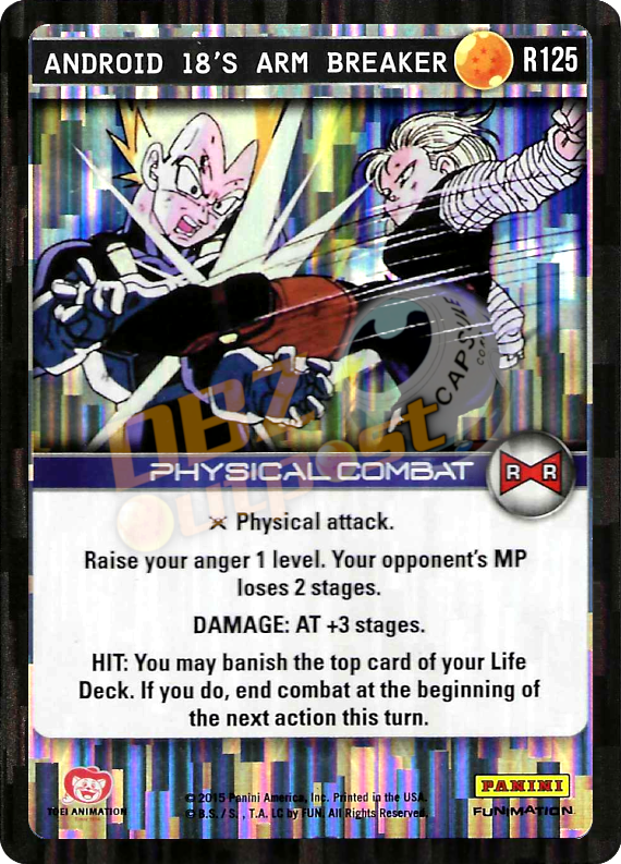 R125 Android 18's Arm Breaker Foil