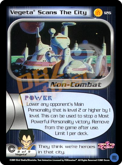 126 - Vegeta Scans The City Limited