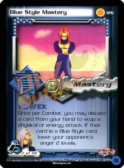 126 - Blue Style Mastery Limited Foil