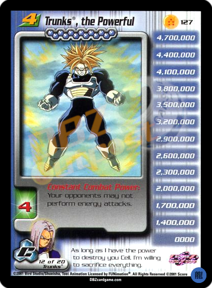 127 - Trunks, the Powerful Limited