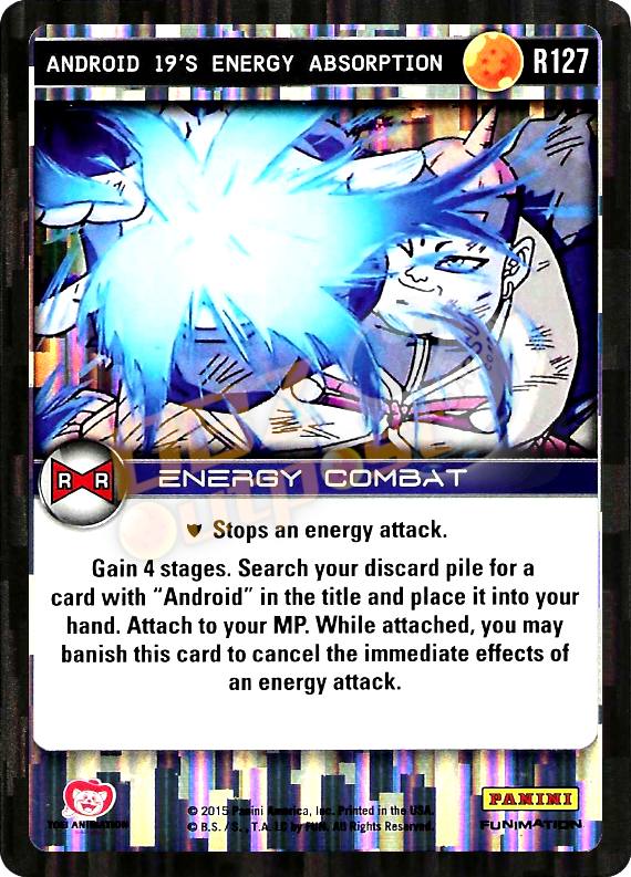 R127 Android 19's Energy Absorption Foil
