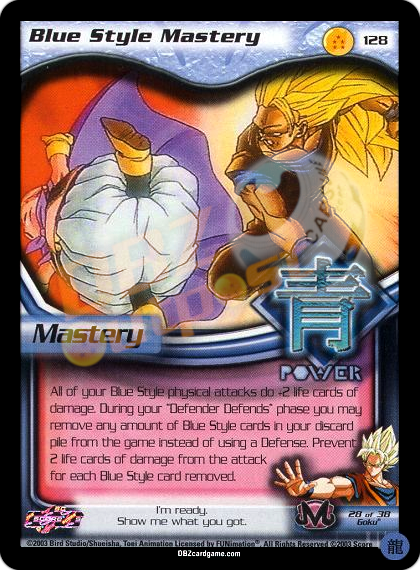 128 - Blue Style Mastery Limited Foil