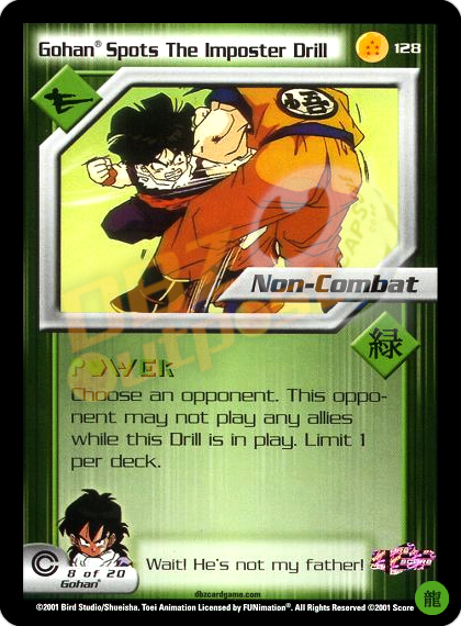 128 - Gohan Spots The Imposter Drill Limited