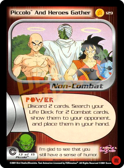 129 - Piccolo And Heroes Gather Limited