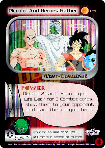 129 - Piccolo And Heroes Gather Limited Foil