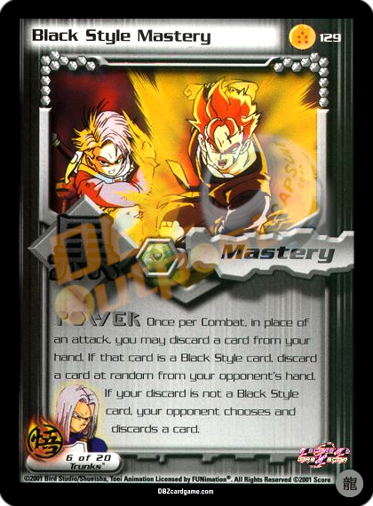 129 - Black Style Mastery Limited Foil