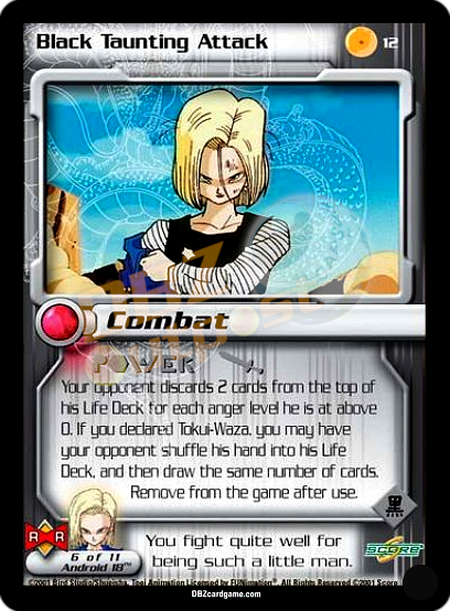 12 - Black Taunting Attack Unlimited