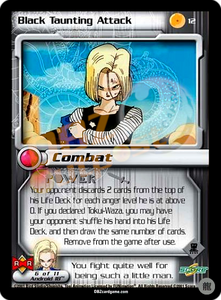 12 - Black Taunting Attack Limited