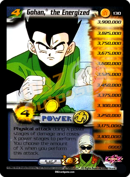 dragon ball super card game gohan 130