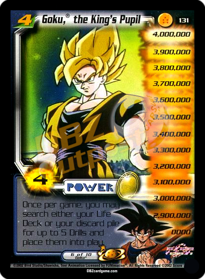 131 - Goku, the King's Pupil Unlimited Foil